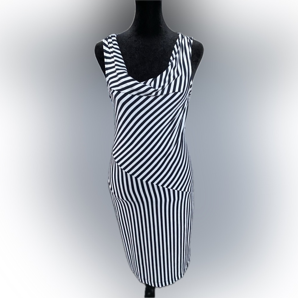Ann Taylor Striped Knit Dress - Size Small